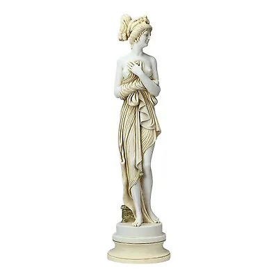 Large Venus Italica Goddess Aphrodite Canova Nude Female Cast Marble Statue Aged • $322.80