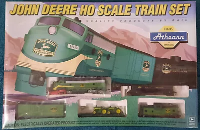 John Deere HO Scale Train Set 1st Edition Athearn 1997 Factory SEALED NIB • $225