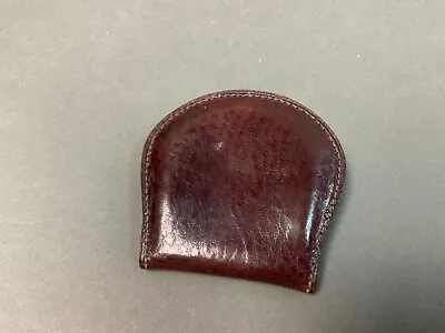 Bo’s A Snap  Leather Horse Shoe Style Change Purse Brown • $15