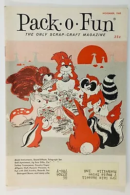 1963 Pack-O-Fun The Only Scrap-Craft Magazine • $6.99