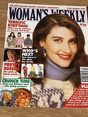 Woman’s Weekly Magazine 1992 - Dr Who Star Tom Baker Interview. Doctor • £15