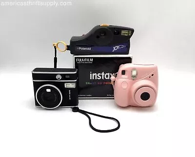 Fujifilm Polaroid Instax Mini 40 Mini 7+ JoyCam Instant Camera Lot Of 4 • $22.50