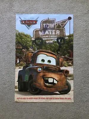 Disney Pixar Cars Tow Mater Movie Poster • $14.99