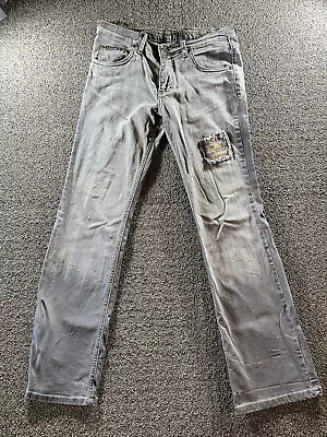 Dolce & Gabbana Streetwear Vtg Y2k Denim Distressed Embroidered Size 30x32 • $50