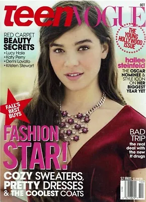 Teen Vogue 10/13 HAILEE STEINFELD KATY PERRY GRACE BOOTH NICKI MINAJ ANNE FREY • £12.99