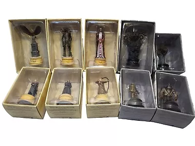 LOTR The Lord Of The Rings Chess Pieces Eaglemoss X 10 Treebeard Warg Elrond Etc • £19.76