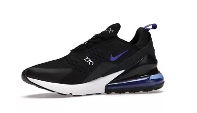 Nike Air Max 270 Black On Blue  Men's Sneakers Size US 10 • $119