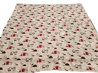 Peanuts Charlie Brown Snoopy Fall Thanksgiving Fleece Blanket Throw 84 X 80  • $24.99