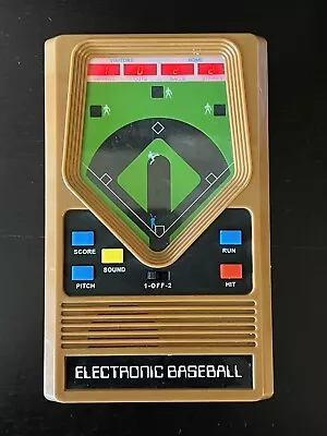 Baseball Handheld Portable Game Vintage Mattel Classic Electronic 2001 Tested • $13