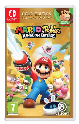 Mario + Rabbids Kingdom Battle Gold Edition For Nintendo Switch (New & Sealed) • £27.99