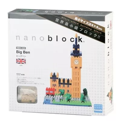 Nanoblock - Big Ben (NBH029) - Micro Building Blocks - New & 20% For Charity • £9.99