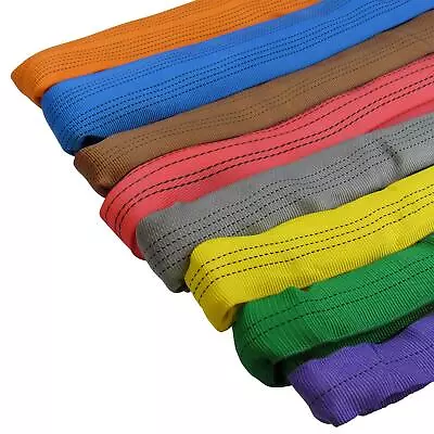  Lifting Round Slings (Endless Polyester Webbing Straps 1T To 20T 0.5M To 6M) • £6