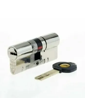 Yale Platinum 3 Star 35-35 Security Euro Cylinder Lock UPVC Doors Anti Snap 3key • £17
