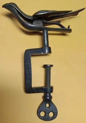 Antique Early Brass & Metal Sewing Bird Clamp • $67.50