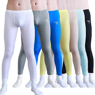 Men's Compression Base Layer Pants Sport Workout Leggings Long Johns Underwear • $5.51