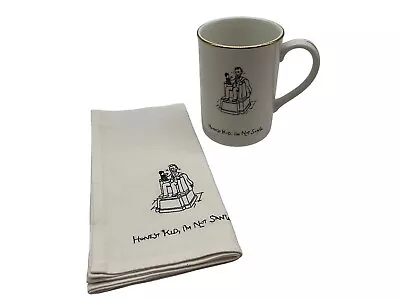 Merry Masterpieces First Edition HONEST KID I'M NOT SANTA Mug W/Matching Napkin • $24