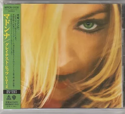 Madonna GHV2 (Greatest Hits Volume 2) Japan CD W/obi WPCR-11130 • $15.99