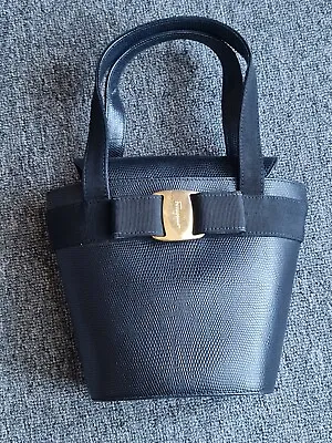 Authentic Salvatore Ferragamo Vara Ribbon Bucket Type Handbag • $548
