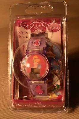 Disney Princess LED Watch With Interchangeable Discs Little Mermaid Cinderella • $7.99