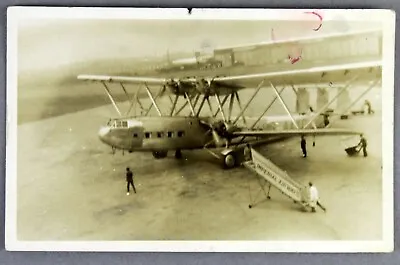 Imperial Airways Handley Page Hp.42 / Hp.45 Rppc Real Photograph Postcard • £29.95