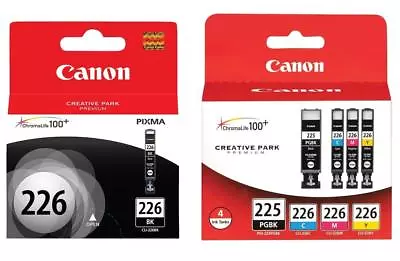 Genuine Canon PGI-225 CLI-226 5PK Ink Cartridges PIXMA IX6520 PIXMA MG5120 • $46.98