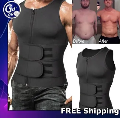 Chaleco Ejercicio Gym Boxeo Running Trainer Exercise Weight Loss Vest Shirt Fat • £25.26