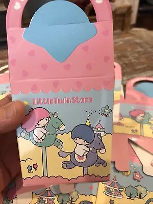 $13 • Buy Vintage Little Twin Stars Gift Boxes Retail Store NOS 1983.  Lot Of 6 Boxes