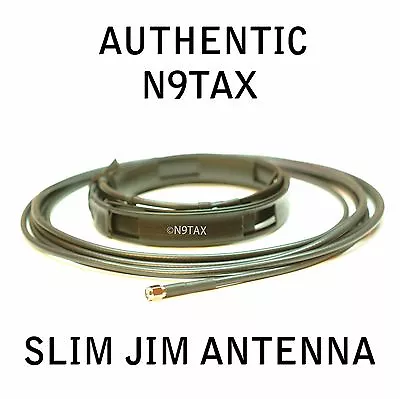 Authentic N9TAX VHF/UHF Slim Jim J-Pole For HT 2m 70cm Antenna 16' Coax • $36.99