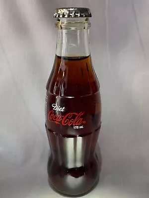 Rare Glass Diet Coke Coca Cola Bottle 175ml New Old Stock Never Opened EXPIRED • $14.99