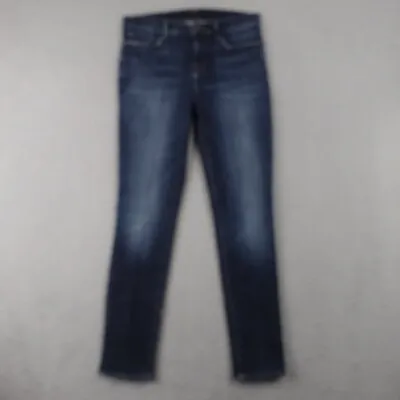 J Brand Jeans Womens 29 Blue Skinny Leg  Mid Rise Stretch Denim Pants • $18.32