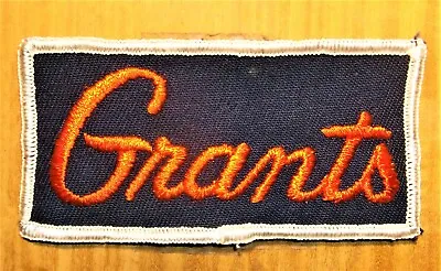 GEMSCO NOS Vintage Patch W. T. Grant Co. 25 Cent Store - ORIGINAL 50+ RIP 1976 • $9.95