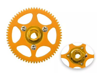 Microheli Molded Main Gear W/ Hub Set (GOLD) - BLADE MCPX BL2 • $16.99