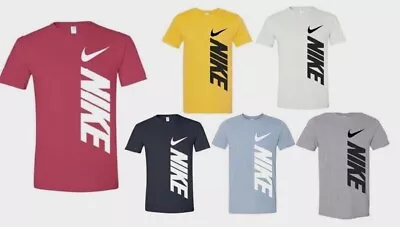 Nike Men;s T-shirt-logo Graphic Short Sleevem-l-xl • $19.75