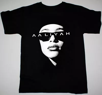 Aaliyah T-shirt Hip Hop Tee Men Women Unisex Shirt Black Cotton S-345XL - NEW • $16.99