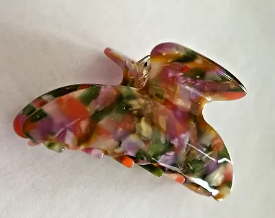 NWOT SOLD OUT J. Crew 3  Hair Clip Barrette Claw Marble Pink Orange Green France • $20