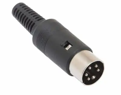 Philmore ETA3 5 Pin 240° Inline Male DIN Connector ~ Solder Type • $1.99