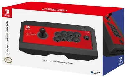 Fighting Stick Real Arcade Pro V Hayabusa Red Nintendo Switch PC Hori • £151.84