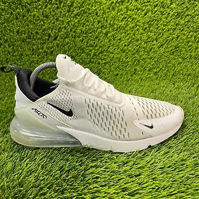 Nike Air Max 270 Mens Size 8.5 White Athletic Running Shoes Sneakers AH8050-100 • $59.99