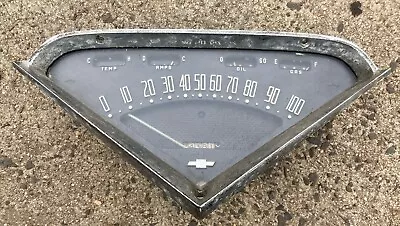 Vintage Original 1955 1956 1957 1958 1959 Chevy Truck Speedometer Gauge Cluster • $39.95