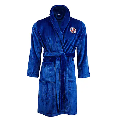 Reading Football Dressing Gown (Size 7-8y) Kid's Royal Waffle Fleece Robe - New • £14.99