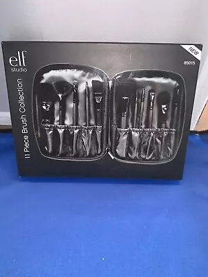 E.L.F. STUDIO  11 Piece Brush Collection WITH Brush Bag~ BRAND NEW In BOX! • $19.99