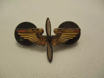 Vintage WW2 Gold Filled Sterling US Army Air Force Aviation Wings Propeller Pin  • $29.99