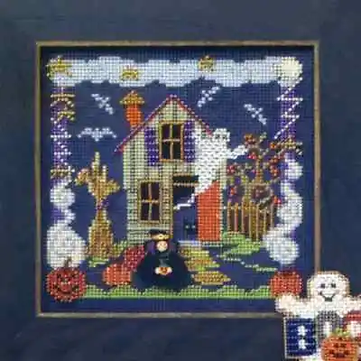 MILL HILL Buttons Beads Kit Counted Cross Stitch BOO HOUSE MH14-6204 • $11.75