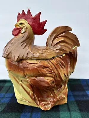 Vintage McCoy Pottery Rooster Cookie Jar 1940’s - 1956 • $68.99