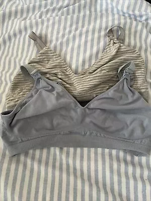 2 X Seraphine Nursing And Maternity Bamboo Seamless Bra XL - Great Condition • £0.99