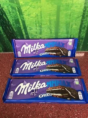 3 X Milka Mmmax Oreo GIANT Chocolate Bar 300G X 3 BIG SALE  BEST BEFORE 18.03.24 • £11.99