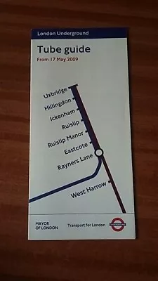 London Underground May 2009 Metropolitan Line Timetable Uxbridge • £1