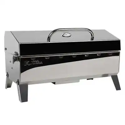 Kuuma Stow N Go 160 Barbecue Gas Grill 58131 Stainless Steel Marine Boat RV • $251.67