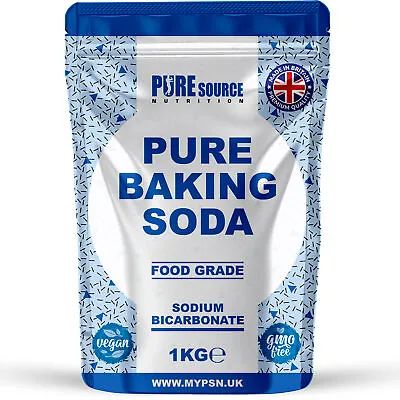 Pure Baking Soda Sodium Bicarbonate Food Grade Bi Carb Fine Powder 1kg|3kg|5kg| • £6.49