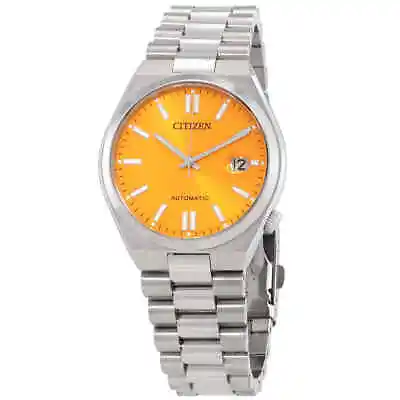 Citizen Automatic Orange Dial Men's Watch NJ0150-81Z • $239.76